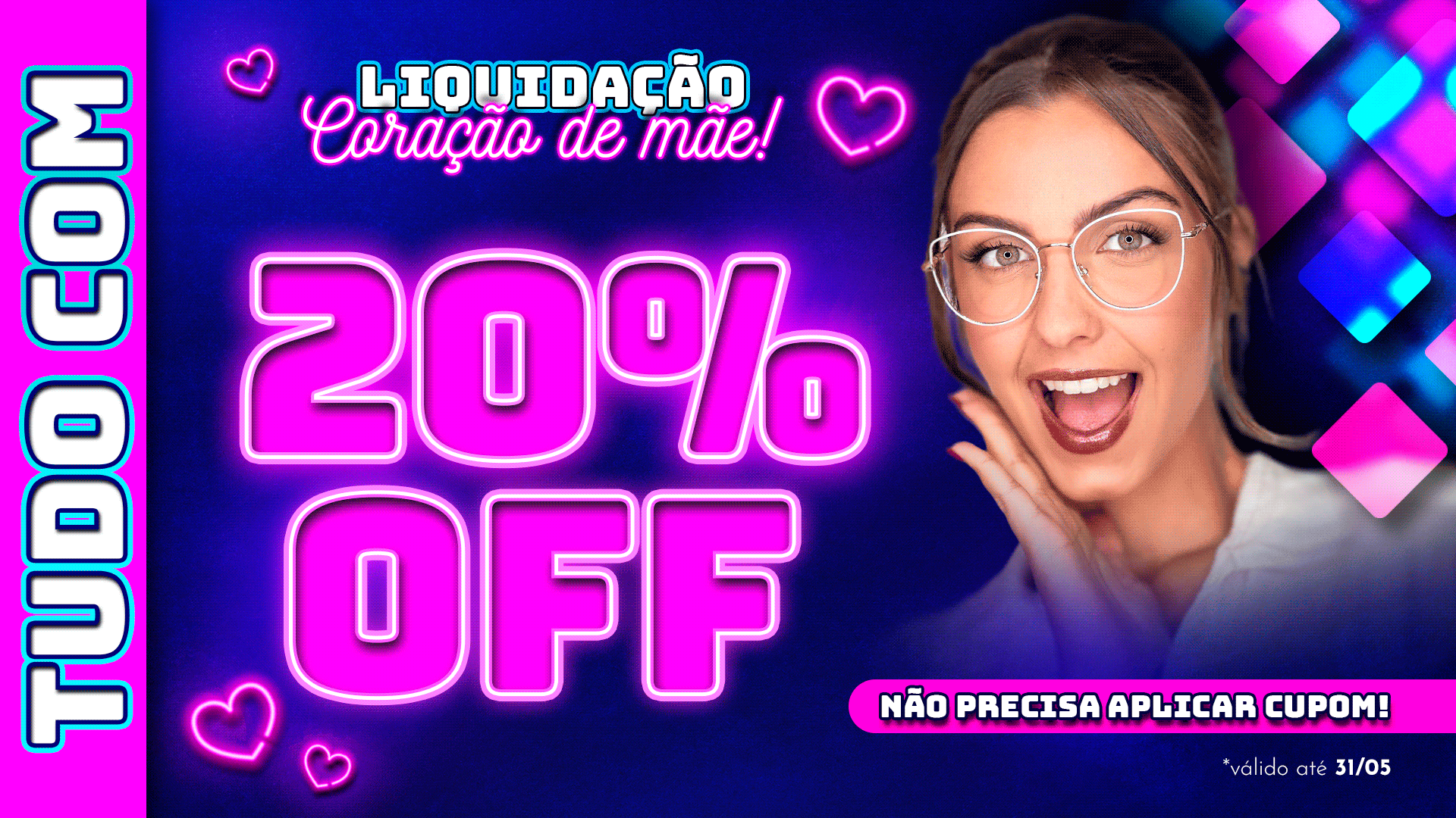 Super Promoção de Óculos e lentes de grau - Menina Flor